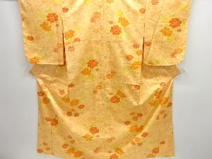 未使用品　牡丹模様小紋着物